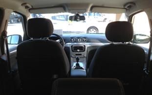 Taxi Jordi interior de coche